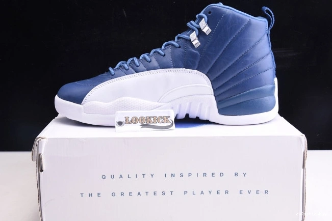 Retro Jordan Stone Blue 130690-404 12 Air 0724